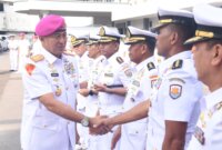 Dankodiklatal Letjen TNI Marinir Nur Alamsyah ikuti upacara hari Armada RI