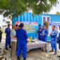 Satpolairud Polresta Sidoarjo gelar tasyakuran bersama nelayan di pos pantau sungai Tlocor