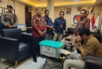 Polres Nganjuk kawal kotak rekapitulasi Model-D ke KPU