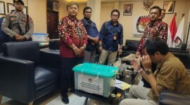 Polres Nganjuk kawal kotak rekapitulasi Model-D ke KPU
