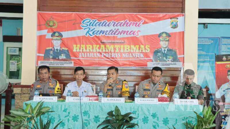 Polres Nganjuk Gelar Silaturahmi Kamtibmas