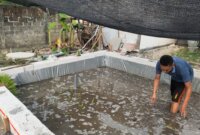 Polsek Lengkong bangun kolam belut dan Mina Padi