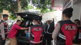 Polresta Banyuwangi kawal pengiriman hitung suara Pilgub