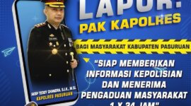 Kapolres Pasuruan AKBP Teddy Chandra
