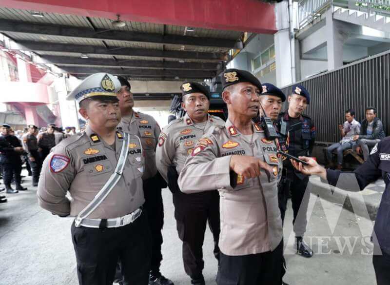AKBP Subagiyo selaku Kasub Satgas Sterilisasi Ops Mantap Praja Semeru