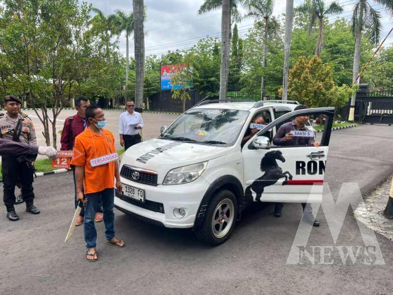 Polres Nganjuk lakukan rekonstruksi kasus pembunuhan