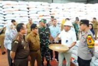 Satgas Pangan Polres Madiun dan Forkopimda sidak pasar