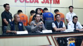 Polda Jatim bongkar Judi Online dan Sindikat TPPU Jaringan Internasional