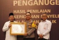 Polres Pamekasan Terima Penghargaan
