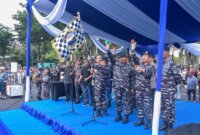 Wadan Kodiklatal Laksda TNI I Gung Putu Alit Jaya hadiri Navy Parade