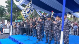 Wadan Kodiklatal Laksda TNI I Gung Putu Alit Jaya hadiri Navy Parade
