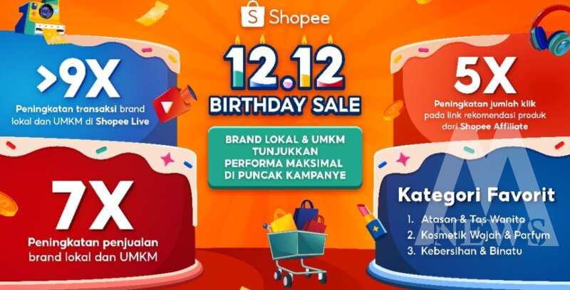 Shoppe 12.12 Birthday Sale