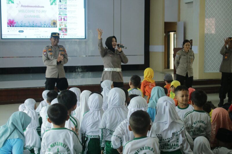 Polres Nganjuk terima kunjungan PAUD Gugus II Nganjuk