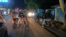 Satlantas Polres Kediri Kota amankan motor non Spektek 