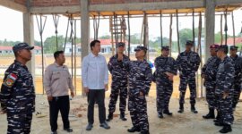 Dansatdik-1 Kolonel Laut (P) I Gede Merta Yasa kunjungan ke Kadisfaslanal