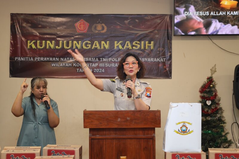 Kodiklatal kunjungan dan berbagi kasih di Panti Asuhan