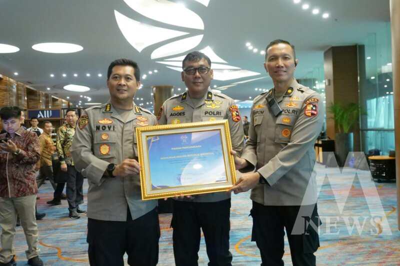 Polri terima peringkat ke-3 sangat baik
