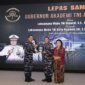 Wadan Kodiklatal Laksda TNI I Gung Putu Alit Jaya bersama Laksda TNI Supardi