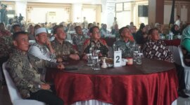 Inspektur Kodiklatal Brigjen TNI Marinir Hendro Suwito hadiri syukuran dan doa bersama di HUT Kodam V/Brawijaya