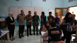 Kapolresta Malang Kota Kombespol Nanang Haryono hadiri giat vaksin HPV