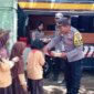 Polres Nganjuk bagikan makanan bergizi gunakan Mobil Cinta