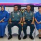 Dankodiklatal Letjen TNI Marinir Nur Alamsyah didampingi Ketua Gabungan Jalasenastri Ny. Ayu Nur Alamsyah dan Wadan Kodiklatal I Gung Putu Alit Jaya didampingi Wakil Ketua Gabungan Jalasenastri Ny. Yully I Gung Putu Alit Jaya