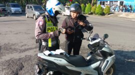Polrestabes Surabaya tindak motor gunakan knalpot non Spektek