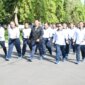 Dankodiklatal Letjen TNI Marinir Nur Alamsyah saat olahraga