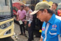 Satlantas Polres Tanjung Perak gelar rampchek dan tes urine