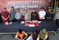 Polisi tangkap tersangka beserta barang buktinya