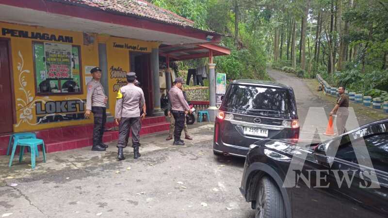 Polres Ngawi siagakan personel di tempat Wisata