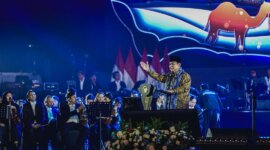 Presiden RI Prabowo Subianto hadiri Natal Nasional