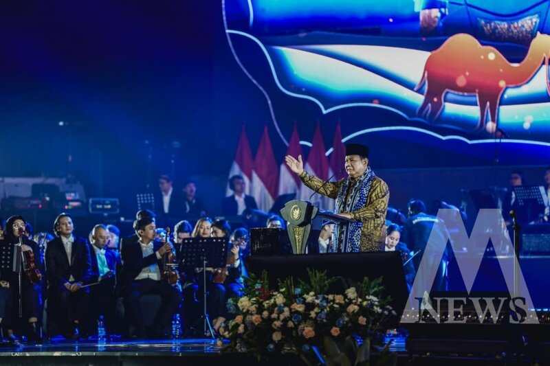 Presiden RI Prabowo Subianto hadiri Natal Nasional