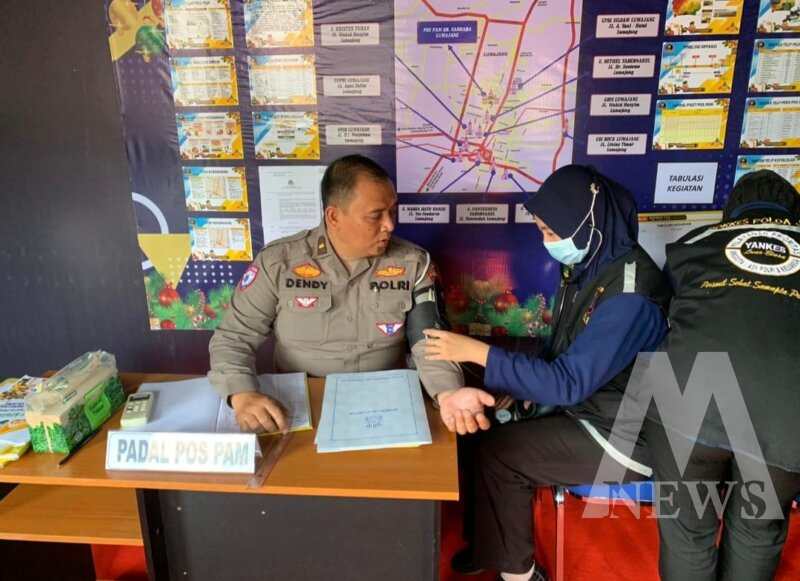 Polres Lumajang lakukan rikkes petugas Posyan Operasi Lilin