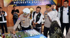 Kompolnas RI Irjen Pol (Purn) Ida Oetari Poernamasari kunjungan dan cek Pospam Polresta Banyuwangi