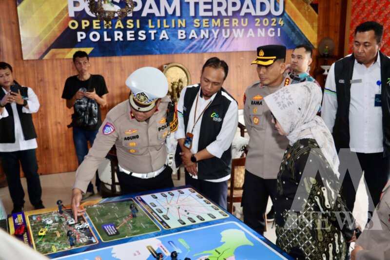 Kompolnas RI Irjen Pol (Purn) Ida Oetari Poernamasari kunjungan dan cek Pospam Polresta Banyuwangi