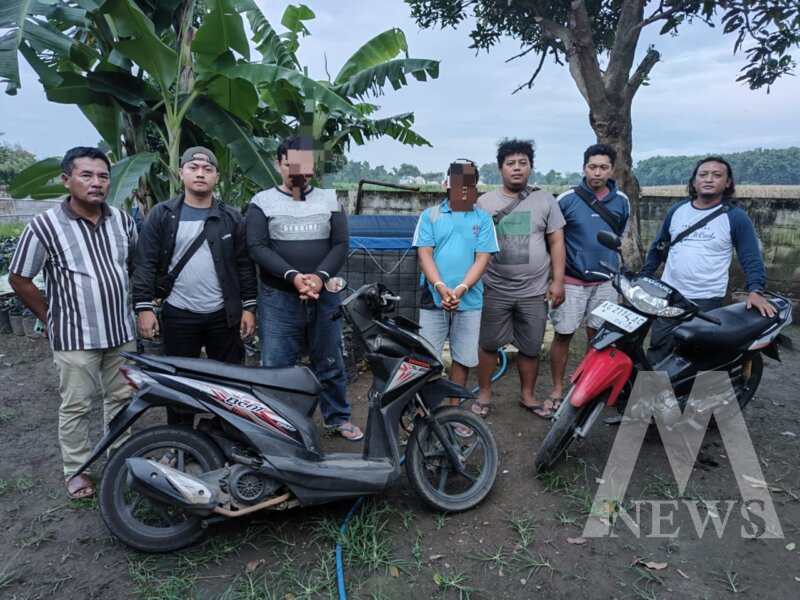 Polisi tangkap 2 tersangka Curanmor beserta barang buktinya