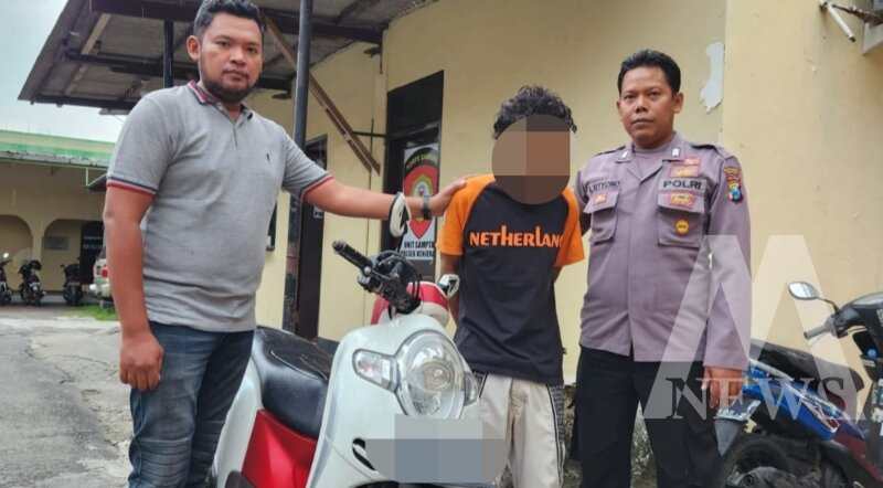 Polisi tangkap tersangka beserta barang buktinya