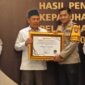 Kapolres Nganjuk AKBP Siswantoro Terima Penghargaan