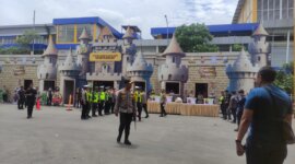 Polresta Sidoarjo bangun posyan Nataru di terminal Purabaya