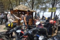 Polres Probolinggo lakukan pengamanan wisata pantai