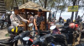 Polres Probolinggo lakukan pengamanan wisata pantai