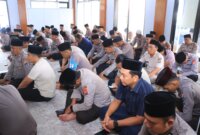 Pengajian dan Doa Bersama di Masjid Miftahul Huda Polres Ngawi