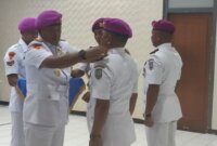 Dankodikmar Kodiklatal Brigjen TNI Marinir Ahmad Fajar pimpin sertijab Wadan Kodikmar