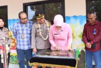 Kapolres Blitar AKBP Wiwit Adisatria resmikan TK Kemala Bhayangkari 45