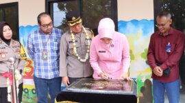 Kapolres Blitar AKBP Wiwit Adisatria resmikan TK Kemala Bhayangkari 45