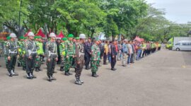 Apel pengamanan pertandingan sepakbola Persibo vs Rans Nusantara FC