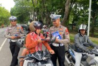 Satlantas Polres Magetan sosialisasi berlalulintas