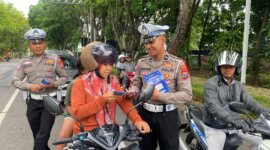 Satlantas Polres Magetan sosialisasi berlalulintas