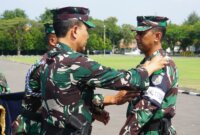Wadan Kodiklatal Laksda TNI I Gung Putu Alit Jaya sambut satgas lattek pelayaran gabungan Wira Jala Yudha 23